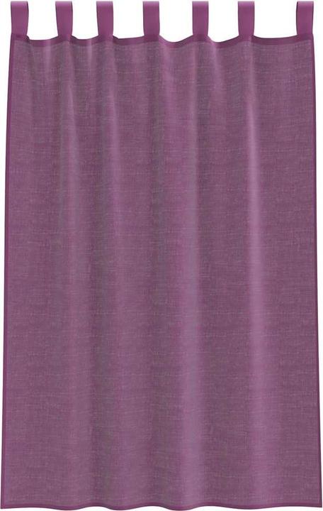 Produktbild VidaXL Voile Vorhänge mit Stangentaschen 2 Stk. Lila (140 x 175 cm)