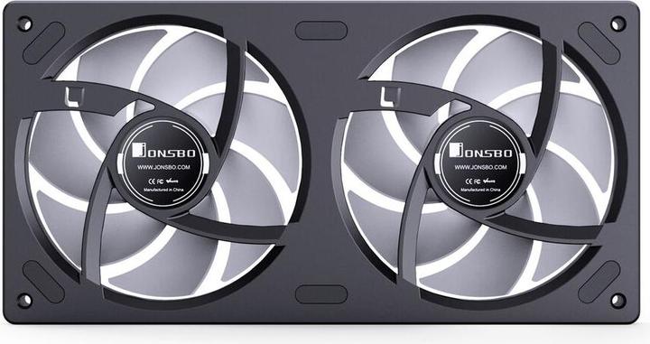 Produktbild Jonsbo ZB-240 Infinity Mirror ARGB PWM Lüfter - 240mm, schwarz (240 mm)