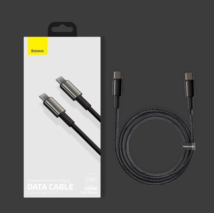 Actual product image Baseus USB C – USB C (1 m, USB 2.0, 100 W)