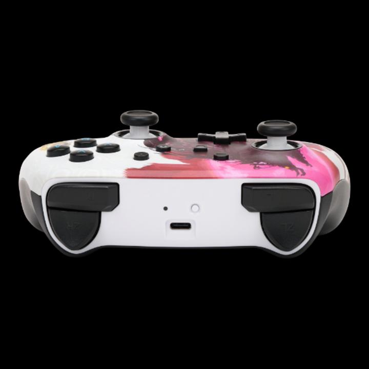 Image du produit PowerA Manette Switch sans fil améliorée - Zelda Blood Moon (rose/blanc) (Switch Lite, Switch)