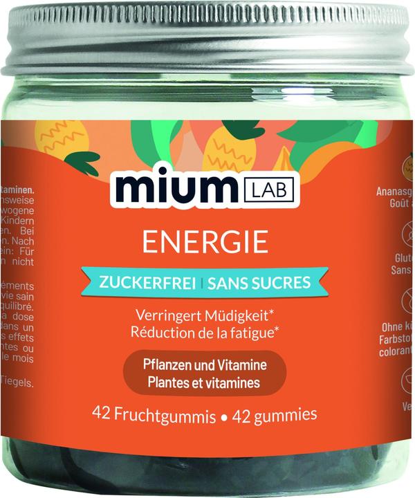 Mium Lab Vitamingummis Energie (42 Stück, Gummies, 137 g)