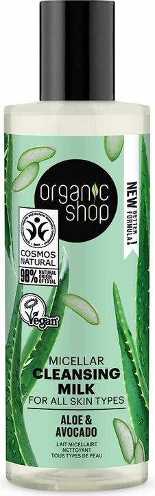 Organic Shop Mizellare Reinigungsmilch für alle Hauttypen Avocado und Aloe (150 ml) (Reinigungsmilch, 150 ml)