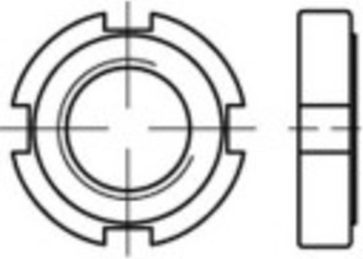 Image du produit Toolcraft Écrous fendus M10 acier DIN 1804 (M10)