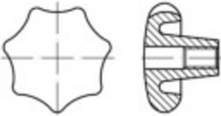 Produktbild Toolcraft Sterngriffe (5 Stk.)