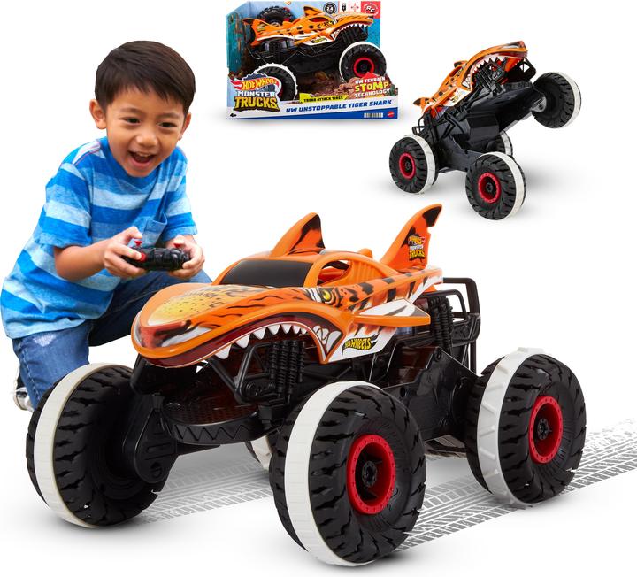 Actual product image Hot Wheels Monster Trucks Tiger Shark