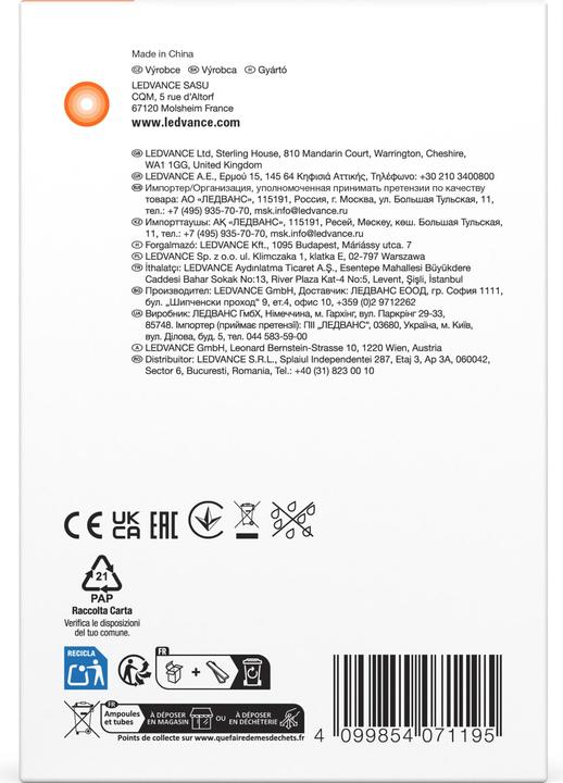 Actual product image Ledvance LED reflector lamp (E27, 10 W, 633 lm, 6 x, G)