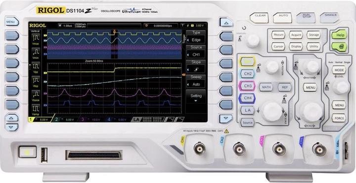 Rigol Digital-Oszilloskop DS1104Z-S Plus 100 M (CAT II 300V, CAT I)