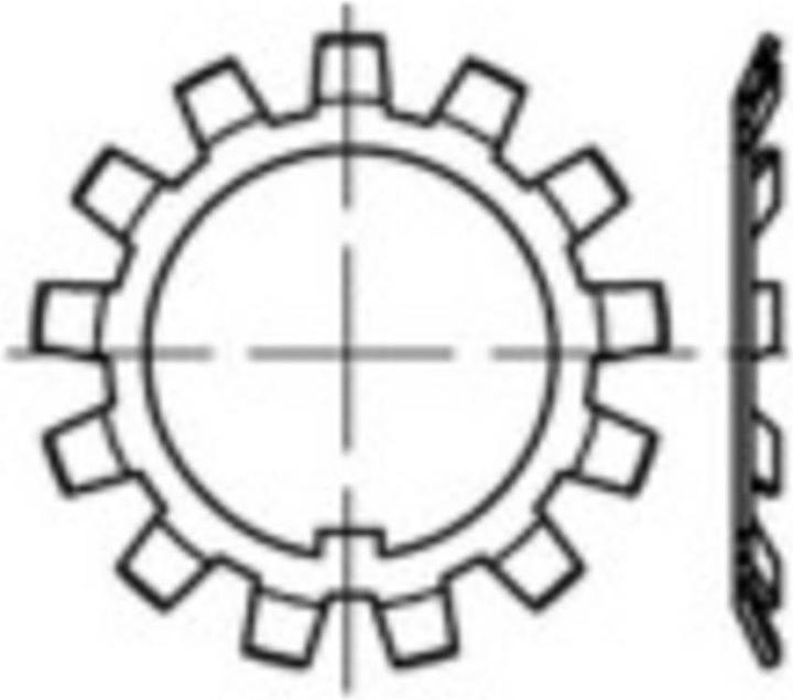 Actual product image Toolcraft Fuse plates Inner diameter
