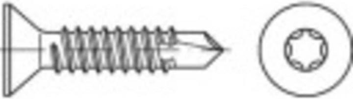 Produktbild Toolcraft Bohrschrauben 5.5 mm 50 mm T-P (250 Schrauben pro Stück)