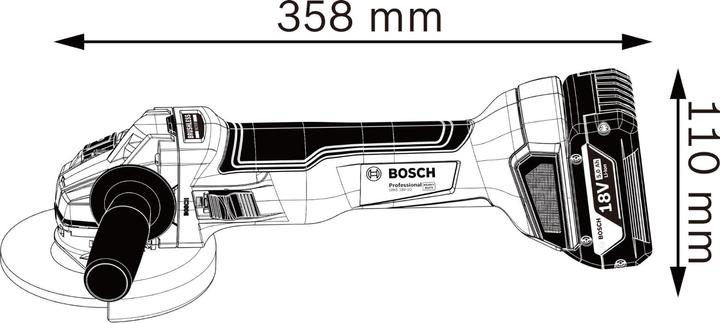 Image du produit Bosch Professional GWS 18V-10 (125 mm)
