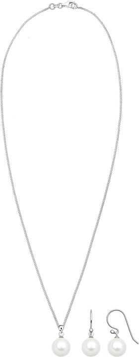 Immagine prodotto Elli Set di gioielli con nucleo di perle in argento 925 Idea regalo (Argento 925)