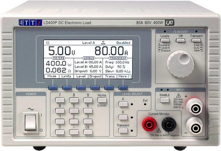 Actual product image Aim TTi Electronic load LD400P 80 V/DC 80 A 4