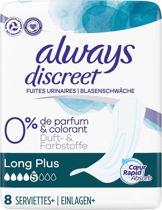Always Discreet 0% (8 x, Large plus)