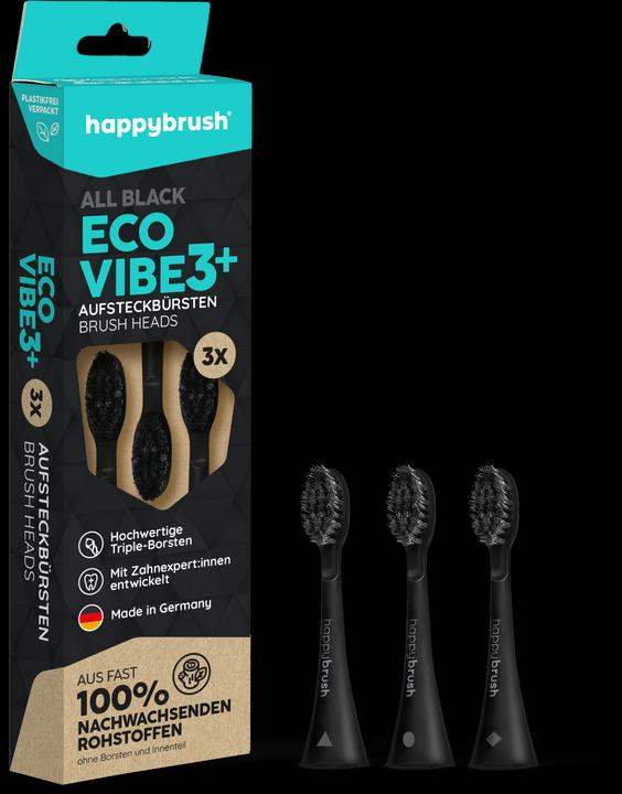 Actual product image happybrush Hpy Eco Vibe 3+Ocean (3 x)