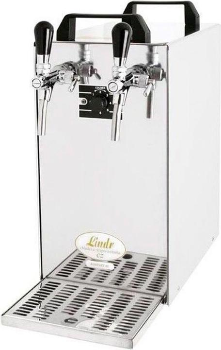 Ich-zapfe Zapfanlage - Kontakt 40 Bierzapfanlage 2-leitig Trockenkühler, Durchlaufkühler 50 Liter/h
