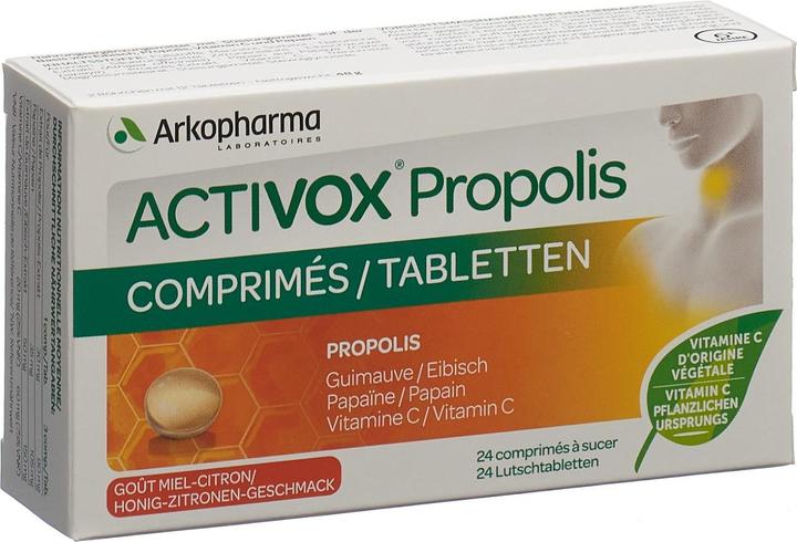 Image du produit Arkopharma Activox Propolis Honig-Zitronen Lutschtabletten (24 pièce(s), Cachets, 82 g)