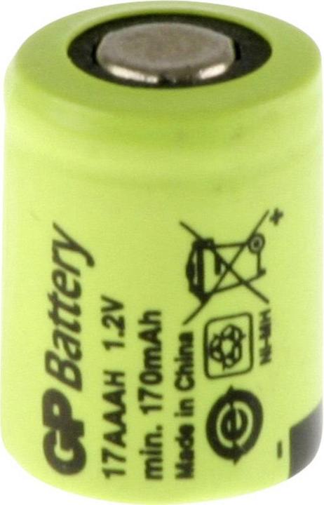 Actual product image GP Batteries Special battery 1/3 AAA flat top (1.20 V, 170 mAh)