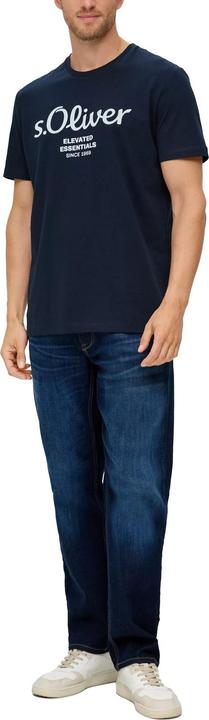 Produktbild S.Oliver T-Shirt Casual Bequem sitzend Logo T-Shirt (XXL)