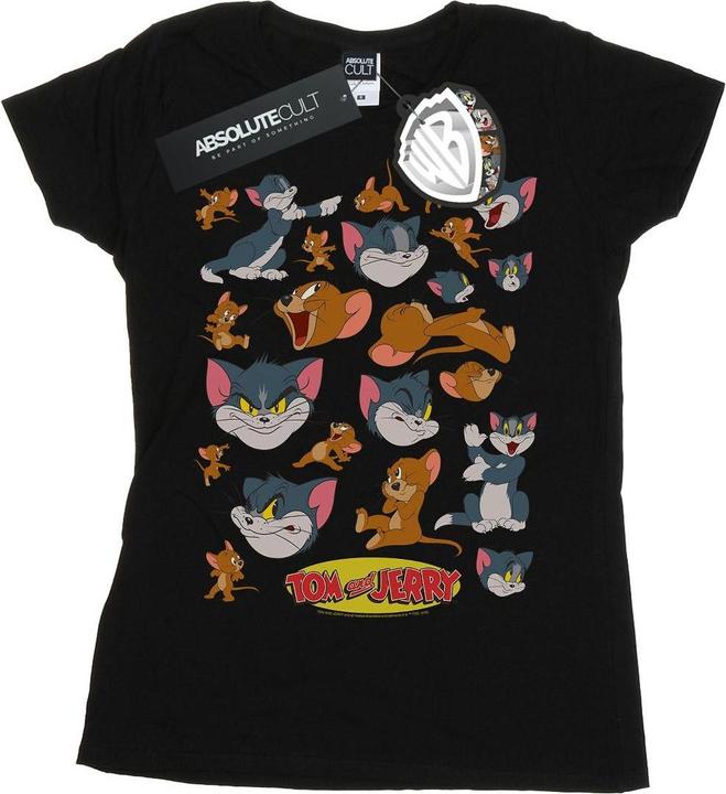 Tom & Jerry Many Faces TShirt (S)