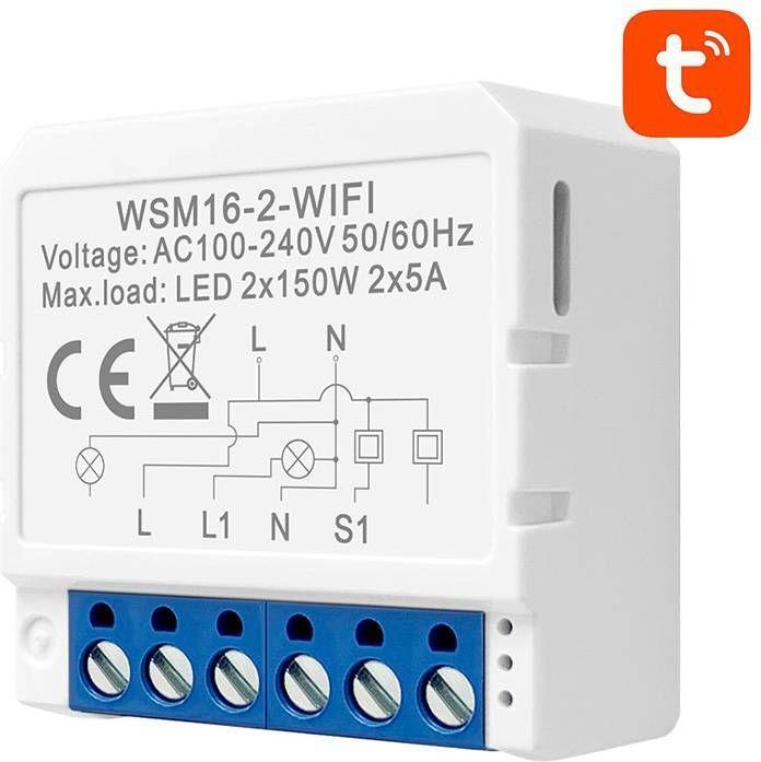 Image du produit Avatto Module de commutation intelligent WiFi WSM16-W2 TUYA (Actionneur de chauffage)