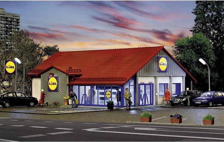 Produktbild Vollmer 43662 H0 Supermarkt Lidl