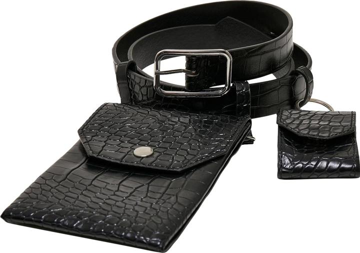 Produktbild Urban Classics Croco Synthetic Leather Belt With Pouch (L)