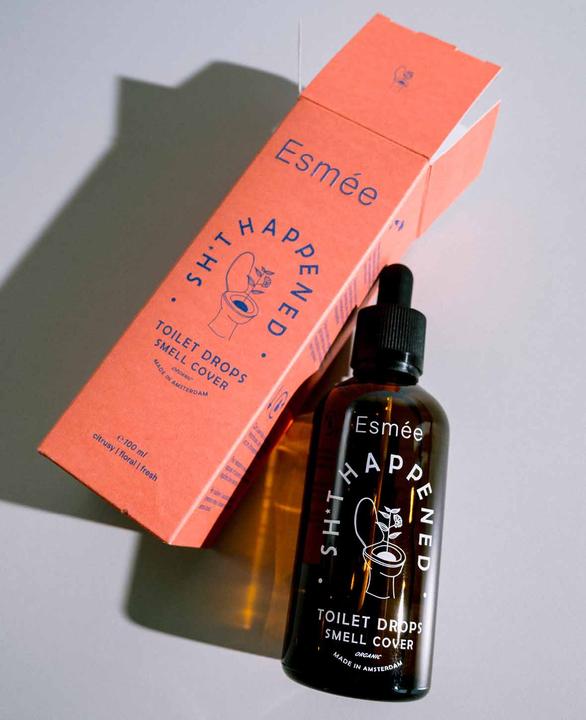 Actual product image Esmée Toilet Drops - Smell Cover Sh*t Happened