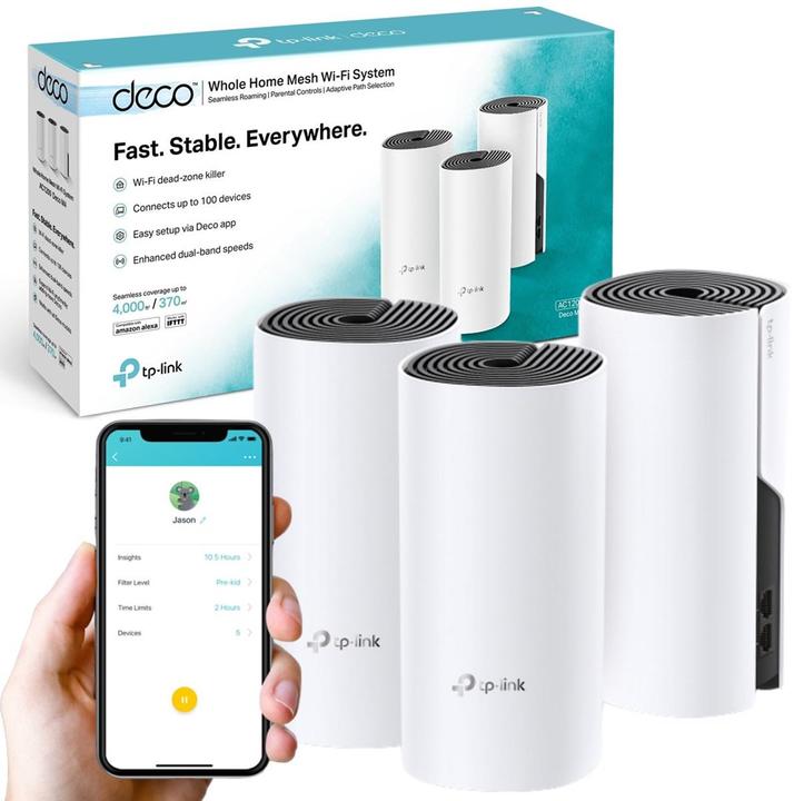 Produktbild TP-Link Deco M4 AC1200 Dualband WLAN Mesh 3-pack