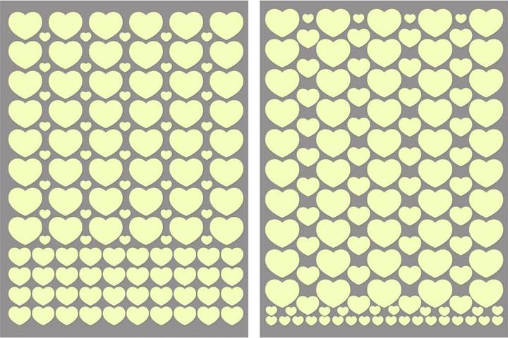 Produktbild Trenddeko Leuchtsticker Herz (21 x 21 cm)