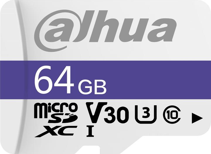Actual product image Dahua C100 MicroSDXC UHS-I Class 10 (64 GB, microSDXC, U3, UHS-I)