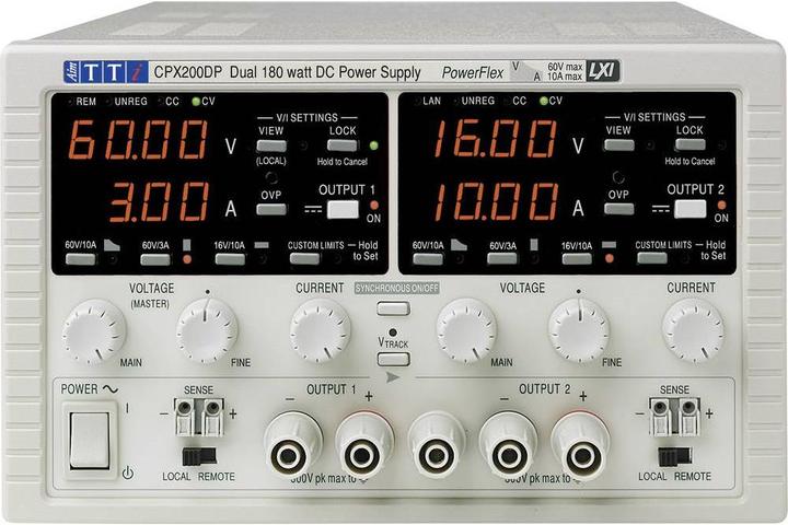 Actual product image Aim TTi Laboratory power supply unit, adjustable CPX200D 0 -