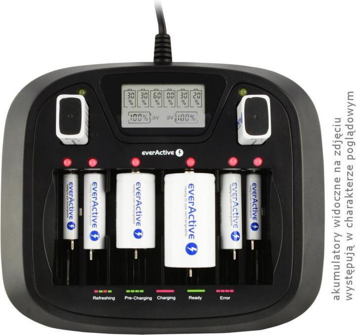 Actual product image Everactive NC-900U (1 pcs., C, D, AAA, AA, Chargers without battery)