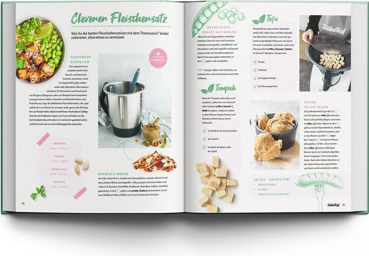 Produktbild mein ZauberTopf mixt! Basis-Kochbuch Vegetarisch (Deutsch, Redaktion mein ZauberTopf, 2023)