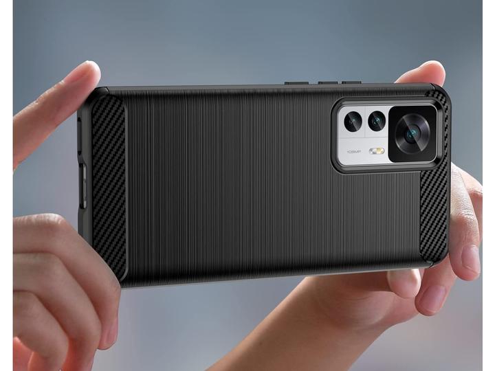 Produktbild Screenguard Xiaomi 12T Pro Hülle Carbon Brushed Soft TPU (Xiaomi 12T Pro)