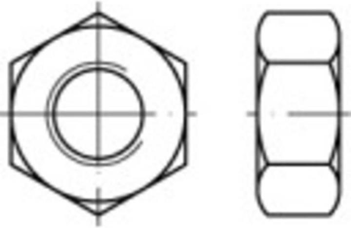 Actual product image Toolcraft Hexagon nuts with left-hand thread (M14)