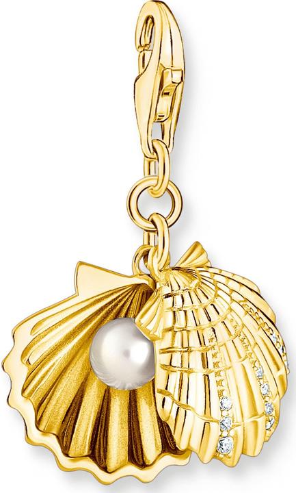 Produktbild Thomas Sabo Charm Club Muschel Gold (925er Silber, 750 Gelbgold Vergoldung)