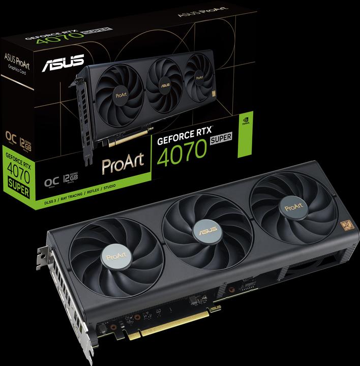 Produktbild ASUS Pro Art GeForce RTX 4070 SUPER OC (12 GB)