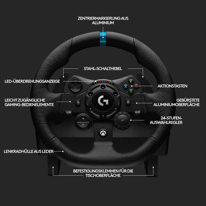 Actual product image Logitech G G923 Trueforce for PC and Xbox (Xbox Series S, Xbox One S, PC, Xbox One X, Xbox Series X)