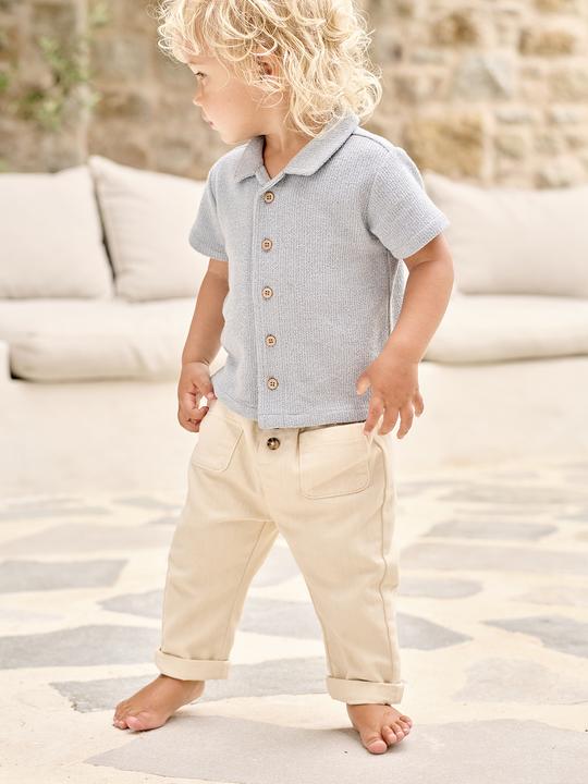 Actual product image Vertbaudet Baby Hose mit Dehnbund und Zierknöpfen (80)