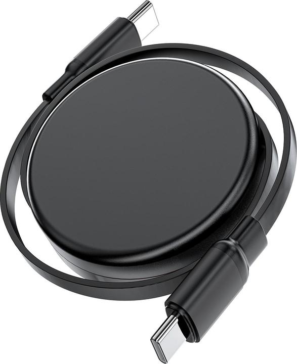 Immagine prodotto Acefast C13-03 Cavo retrattile USB-C - USB-C 60W - Nero (0.80 m, USB 2.0, 60 W)