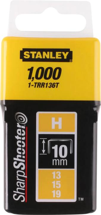 Productafbeelding Stanley Nietjes 10 mm type H 1000 stuks