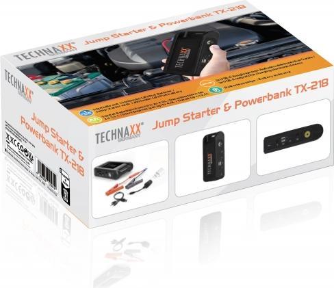 Image du produit Technaxx JUMP STARTER POWERBANK TX-218 (12000 mAh, 100 W, 39.60 Wh)