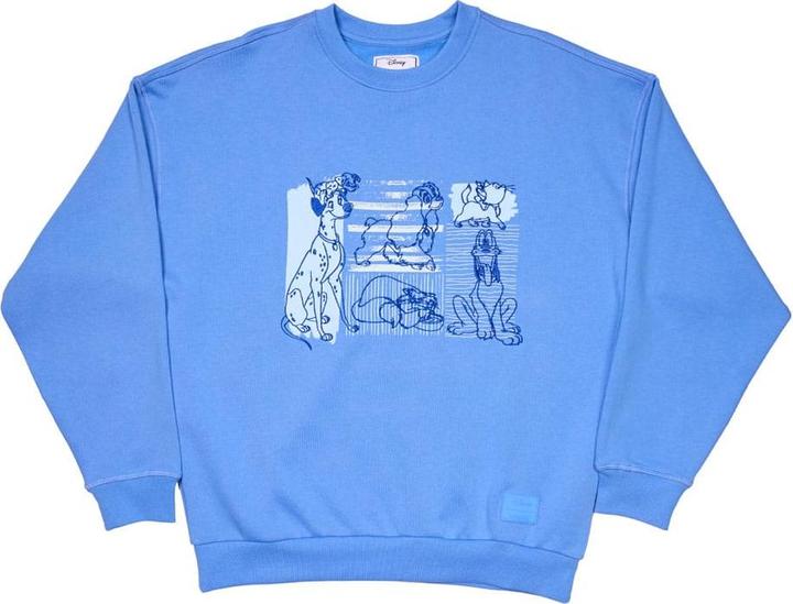 Loungefly Disney by Pullover Unisex Dogs & Cats Oversized Crewneck Grösse M (M)