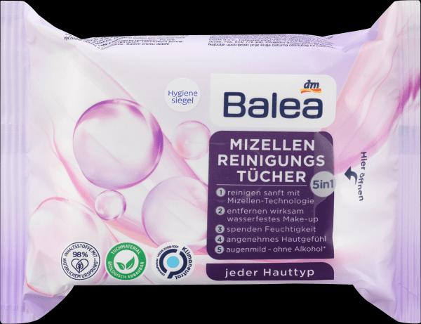 Produktbild dm Balea Mizellen Reinigungstücher (Reinigungstücher)