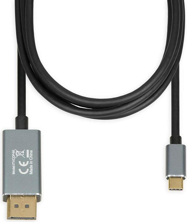 Actual product image iBox Cable USB-C DisplayPort ITVCDP4K (1.80 m, DisplayPort)