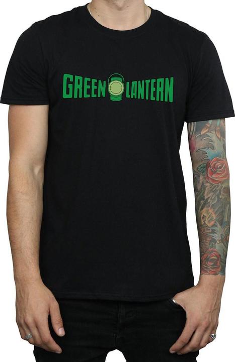 Immagine prodotto Green Lantern Text Logo Maglietta Uomo (XL)