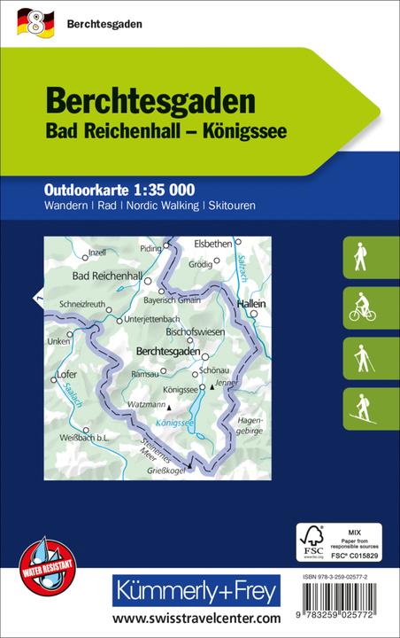 Image du produit Berchtesgaden n° 08 Outdoorkrte Deuts