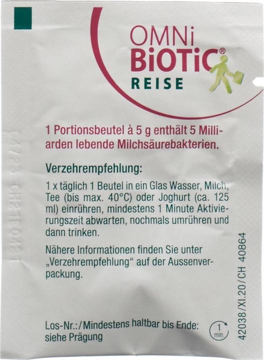 Actual product image Omni Biotic Reise Pulver (neu) (14 Piece, Powder, 100 g)