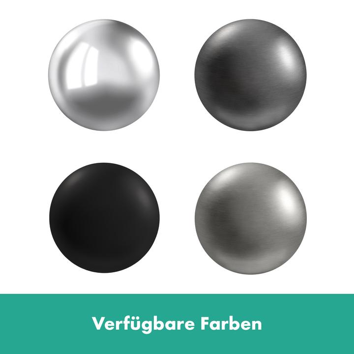 Immagine prodotto hansgrohe Miscelatore per lavello 210 Talis M54 con doccetta estraibile, 2 getti, cromo nero spazzolato
