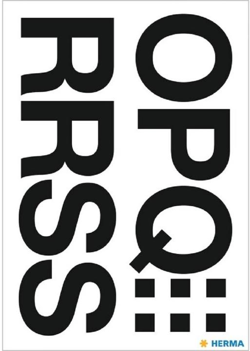 Actual product image HERMA Letter labels